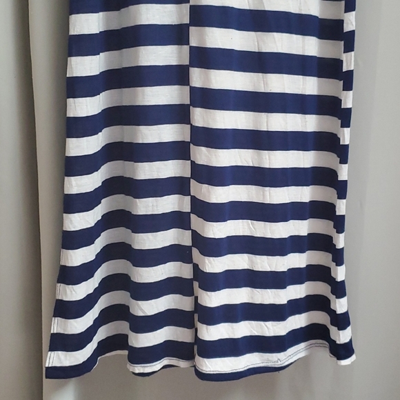 Navy/white sailor dress gold sequin anchor โ - Picture 8 of 8